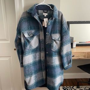 Shacket- Blue Plaid